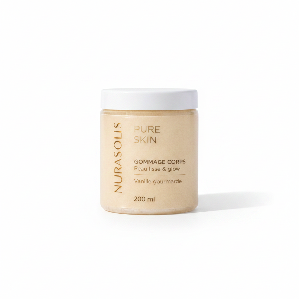 PURE SKIN Vanille fond blanc studio