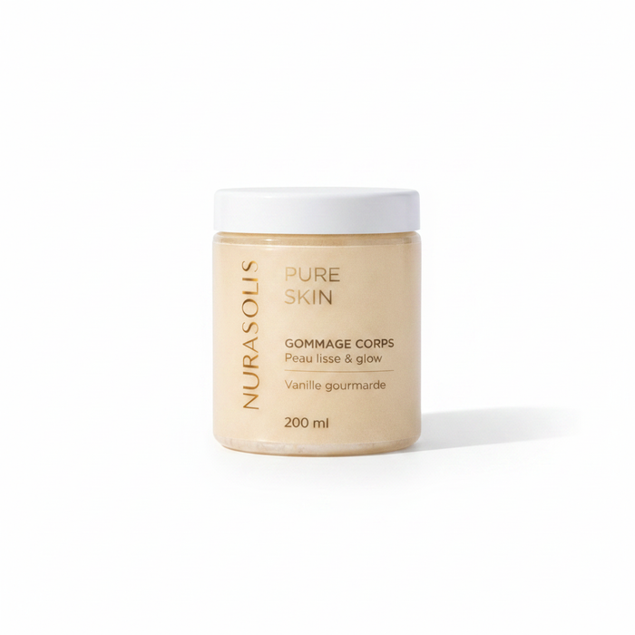 PURE SKIN Vanille fond blanc studio